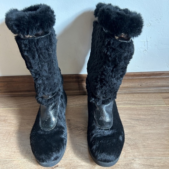 Tecnica Fur and Cowhide snow/winter Boots - Picture 2 of 9